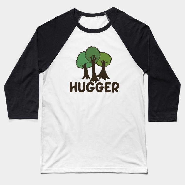 Tree Hugger Baseball T-Shirt by bubbsnugg